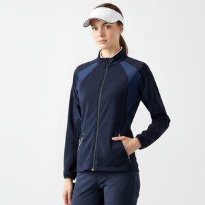 Colmar Lightweight Jacket UV Protection Navy Blue Golf Running